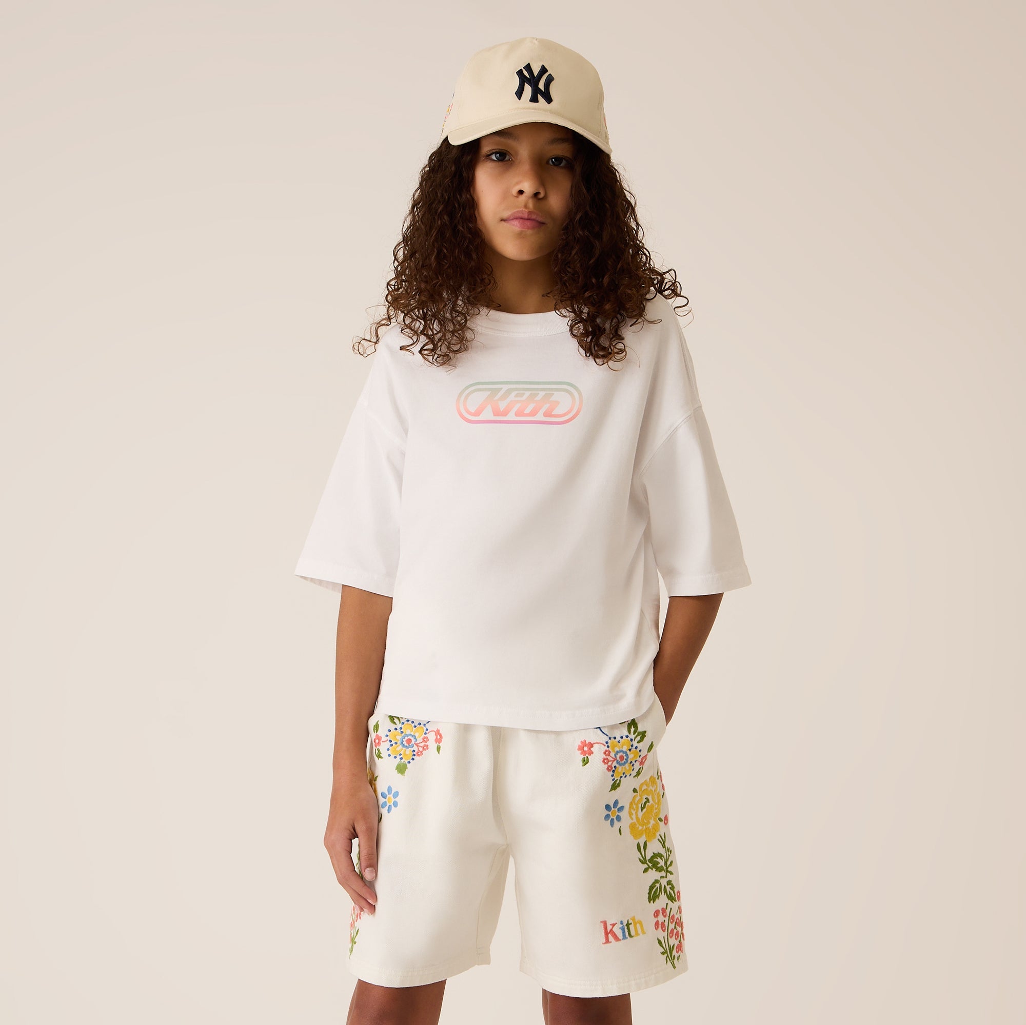 Kith Kids Graphic Logo Leonard Tee - White | Kith White
