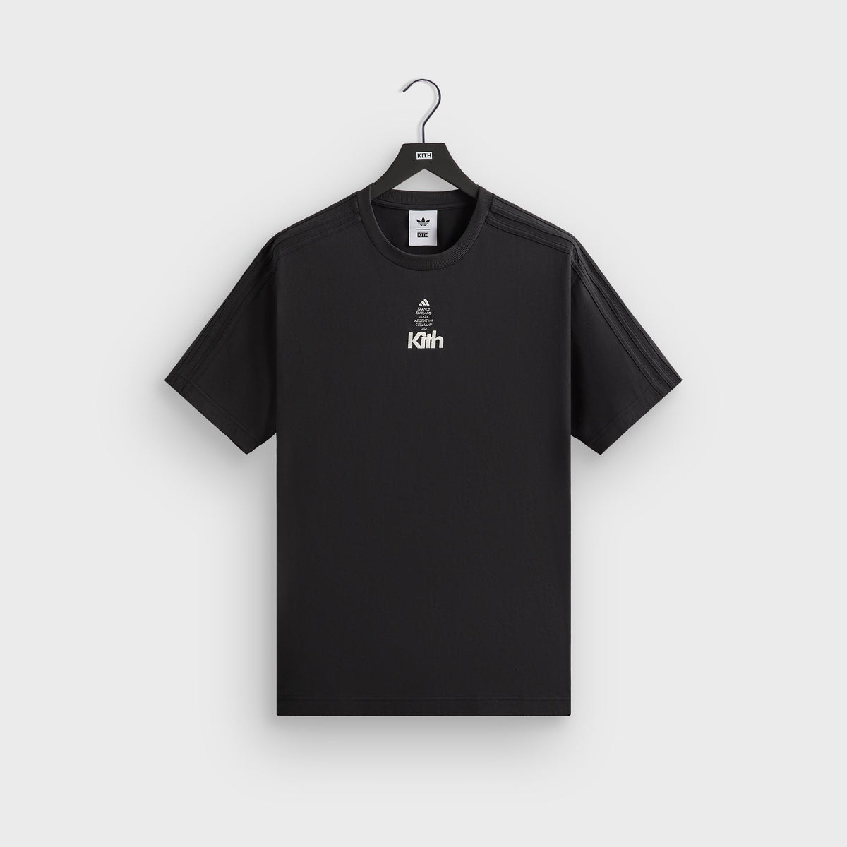 Kith for adidas Football Short Sleeve Tee - Black | Kith Black