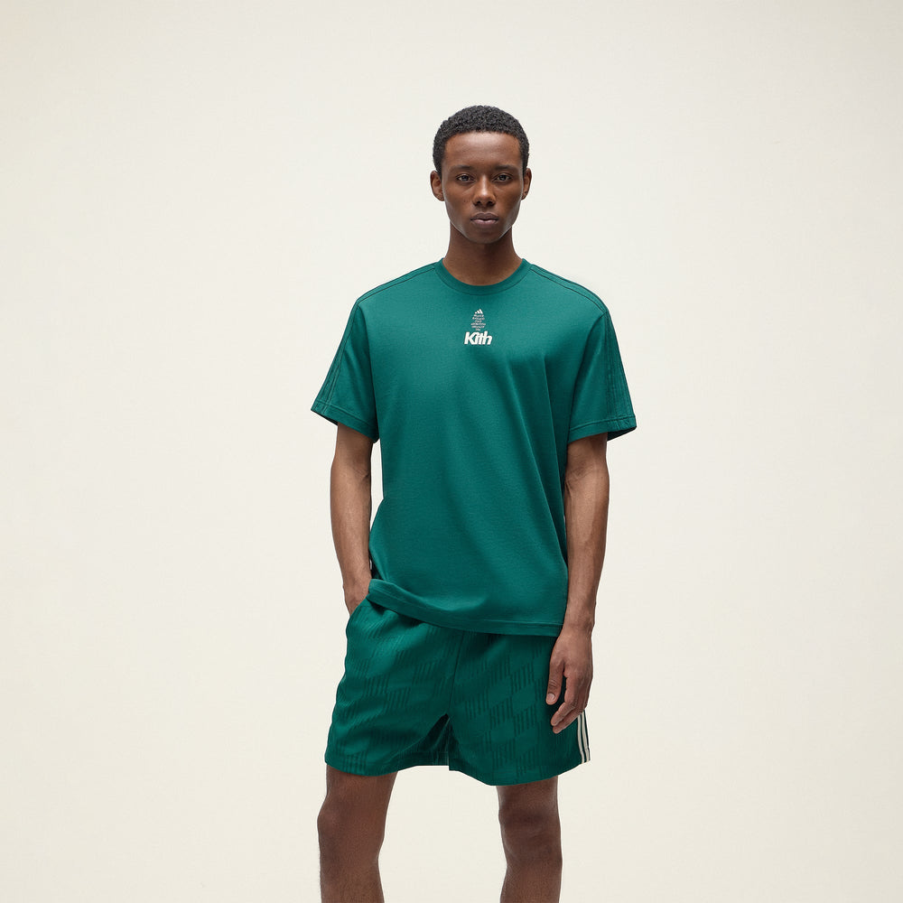 Kith for adidas Football Short Sleeve Tee - Green | Kith Green