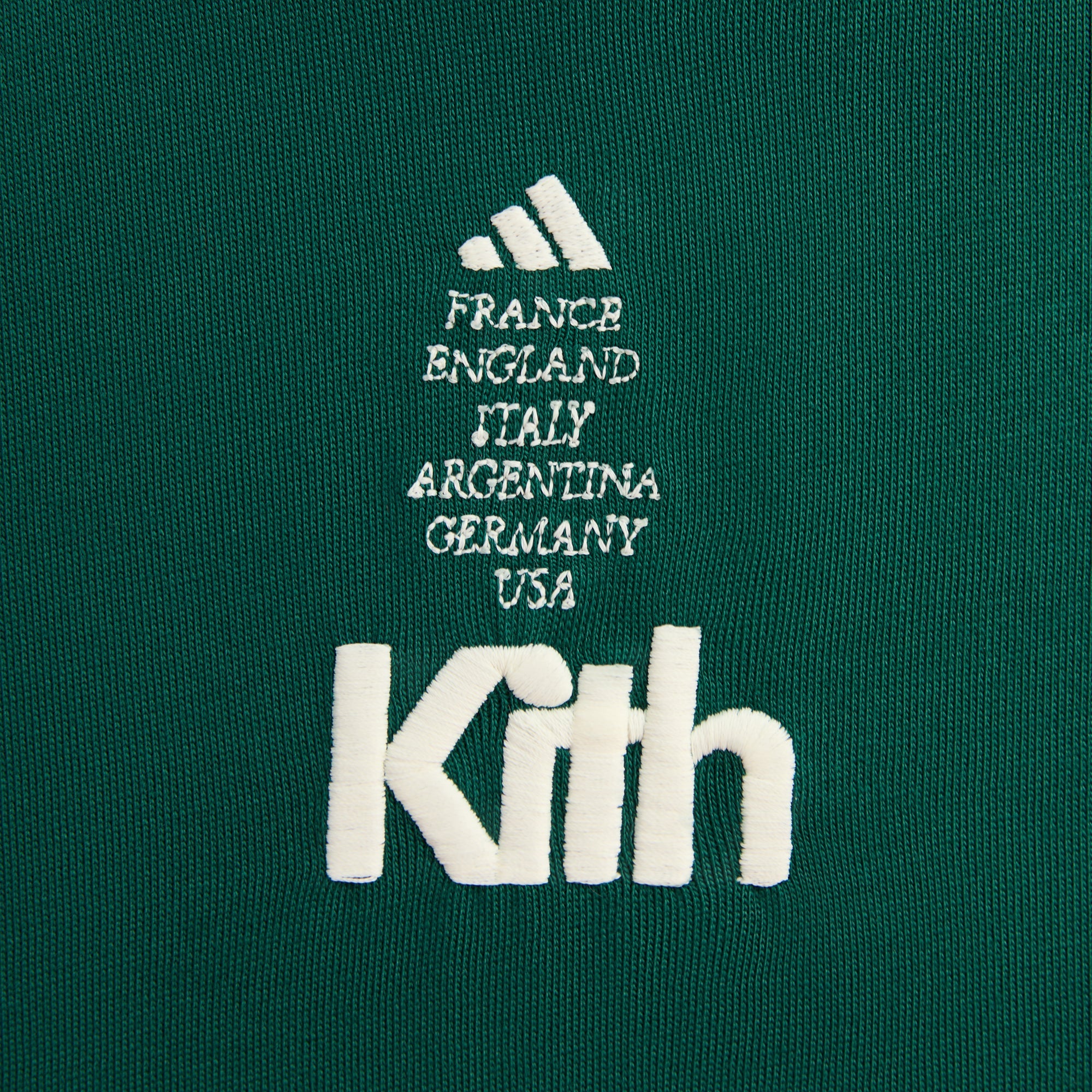 Kith for adidas Football Short Sleeve Tee - Green | Kith Green