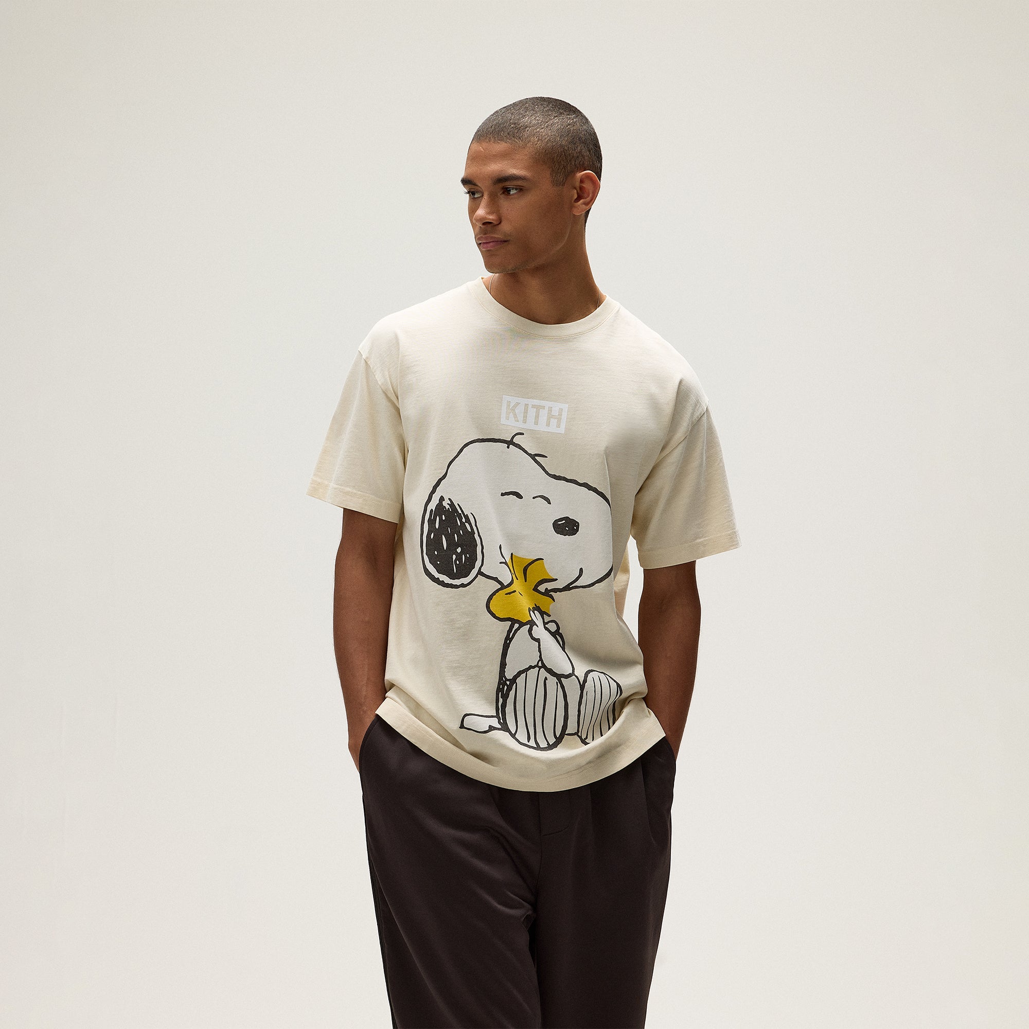 Kith for Peanuts Hug Vintage Tee - Sandrift | Kith Sandrift