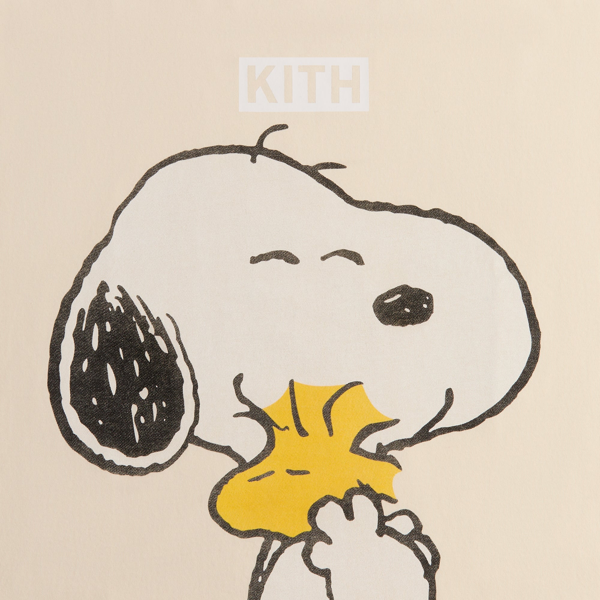 Kith for Peanuts Hug Vintage Tee - Sandrift | Kith Sandrift