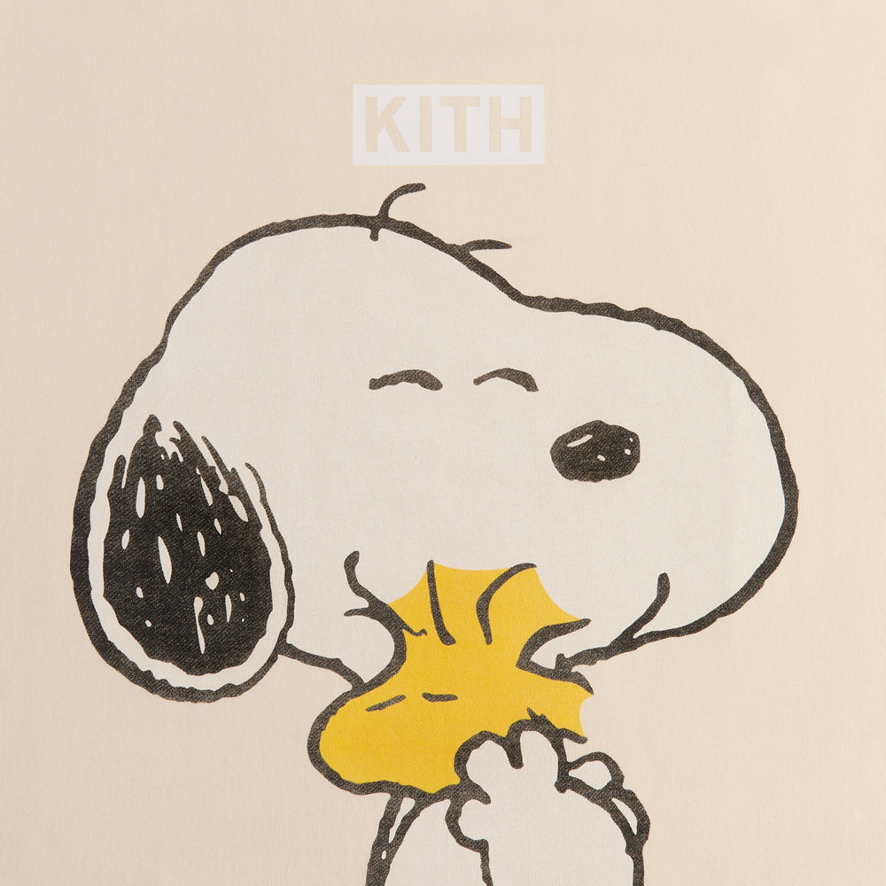 Kith for Peanuts Hug Vintage Tee - Sandrift | Kith Sandrift