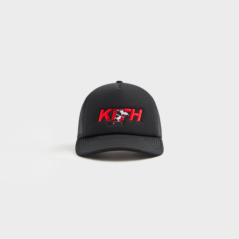 Kith Kids for Peanuts 75 Nolan Poly Foam Trucker - Black | Kith Black