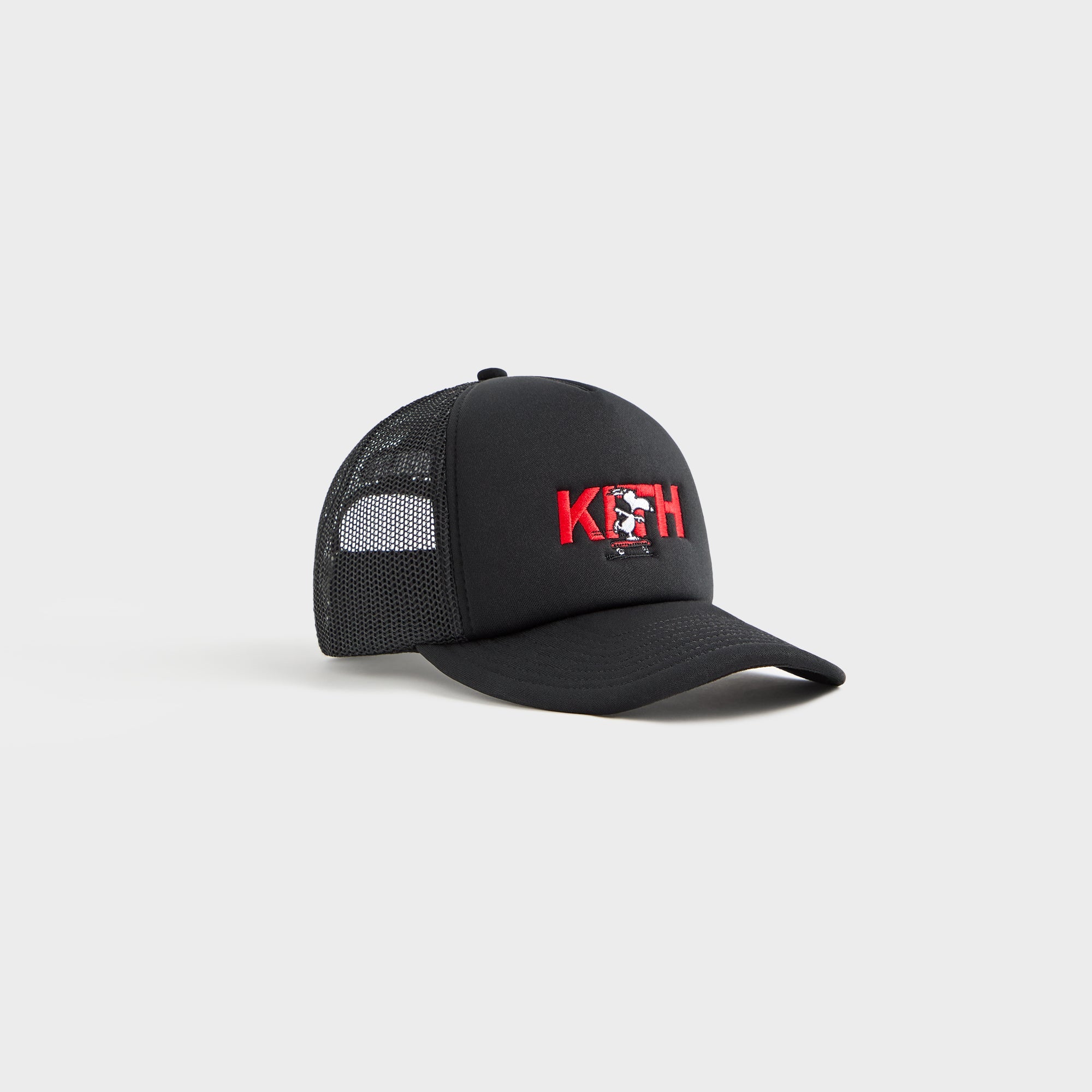 Kith Kids for Peanuts 75 Nolan Poly Foam Trucker - Black | Kith Black