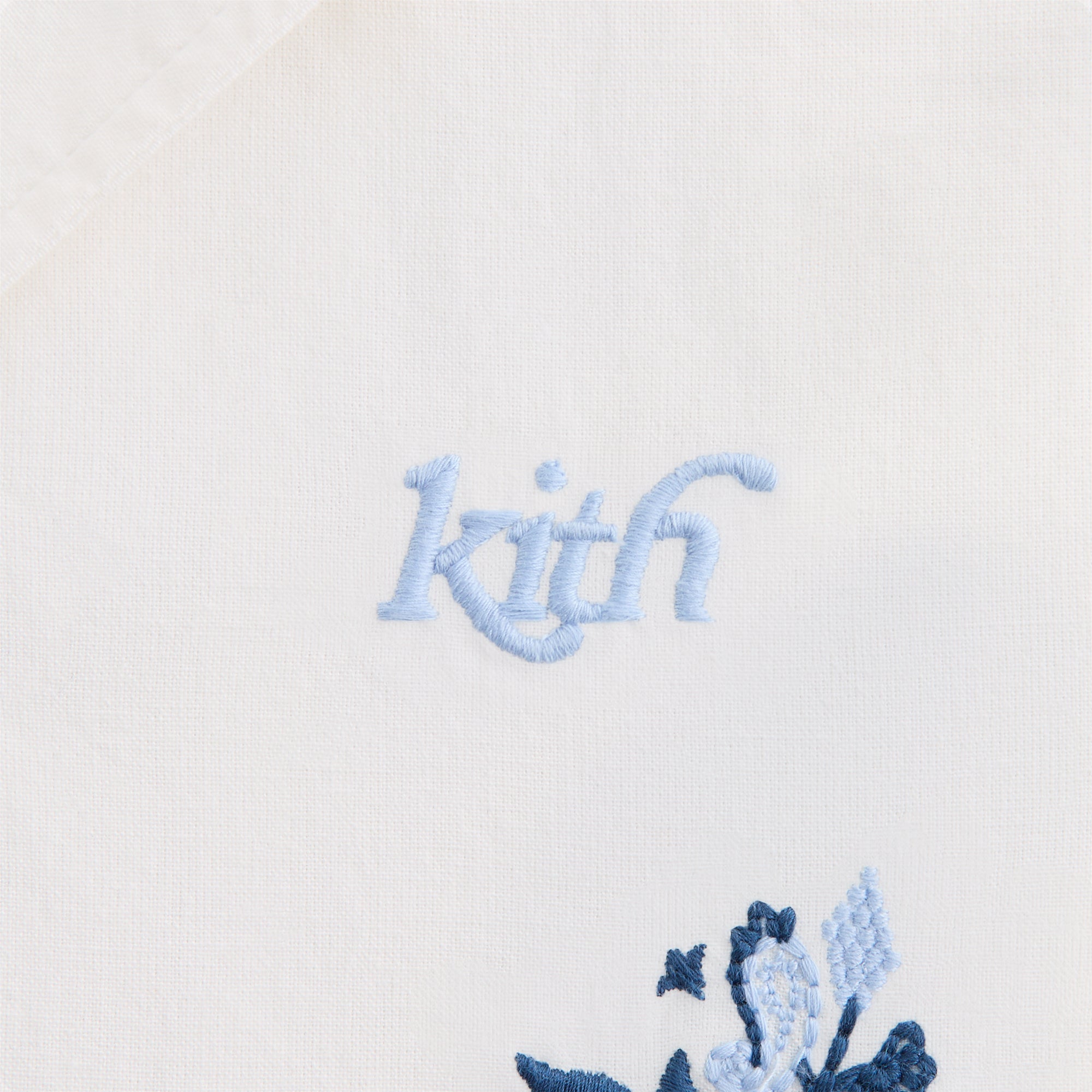 Kith Kids Novelty Thompson Camp Collar Shirt - White | Kith White