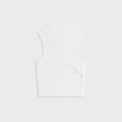 Kith Kids Jordyn Logo Mockneck Tank - White | Kith White
