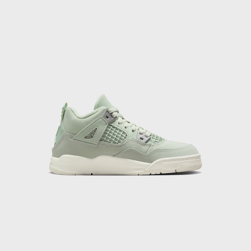 Nike PS Air Jordan 4 Retro S2 - Seafoam / Sail / Metallic Silver | Kith Seafoam / Sail / Metallic Silver