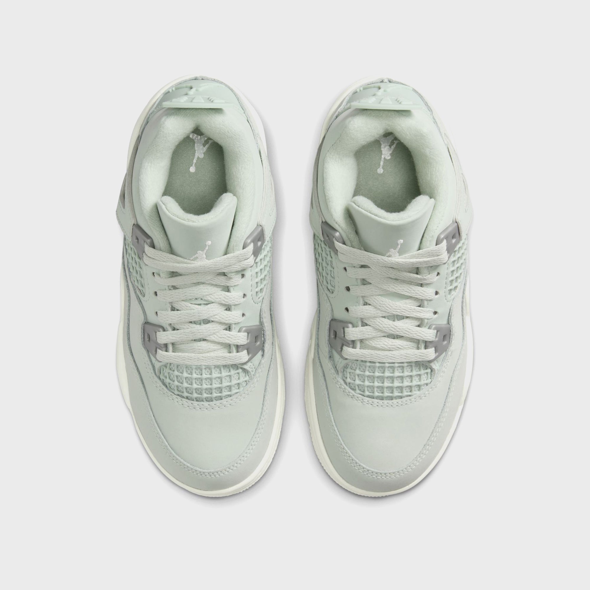 Nike PS Air Jordan 4 Retro S2 - Seafoam / Sail / Metallic Silver | Kith Seafoam / Sail / Metallic Silver