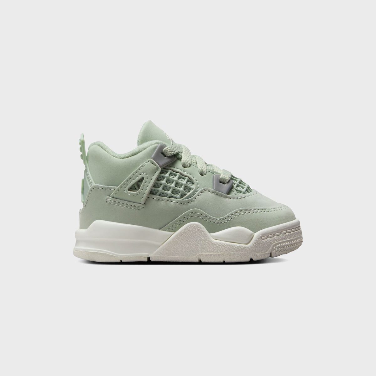 Nike TD Air Jordan 4 Retro S2 - Seafoam / Sail / Metallic Silver | Kith Seafoam / Sail / Metallic Silver