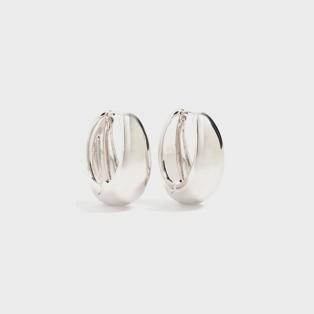 SHASHI Cameron Hoop Earring - Silver | Kith Silver