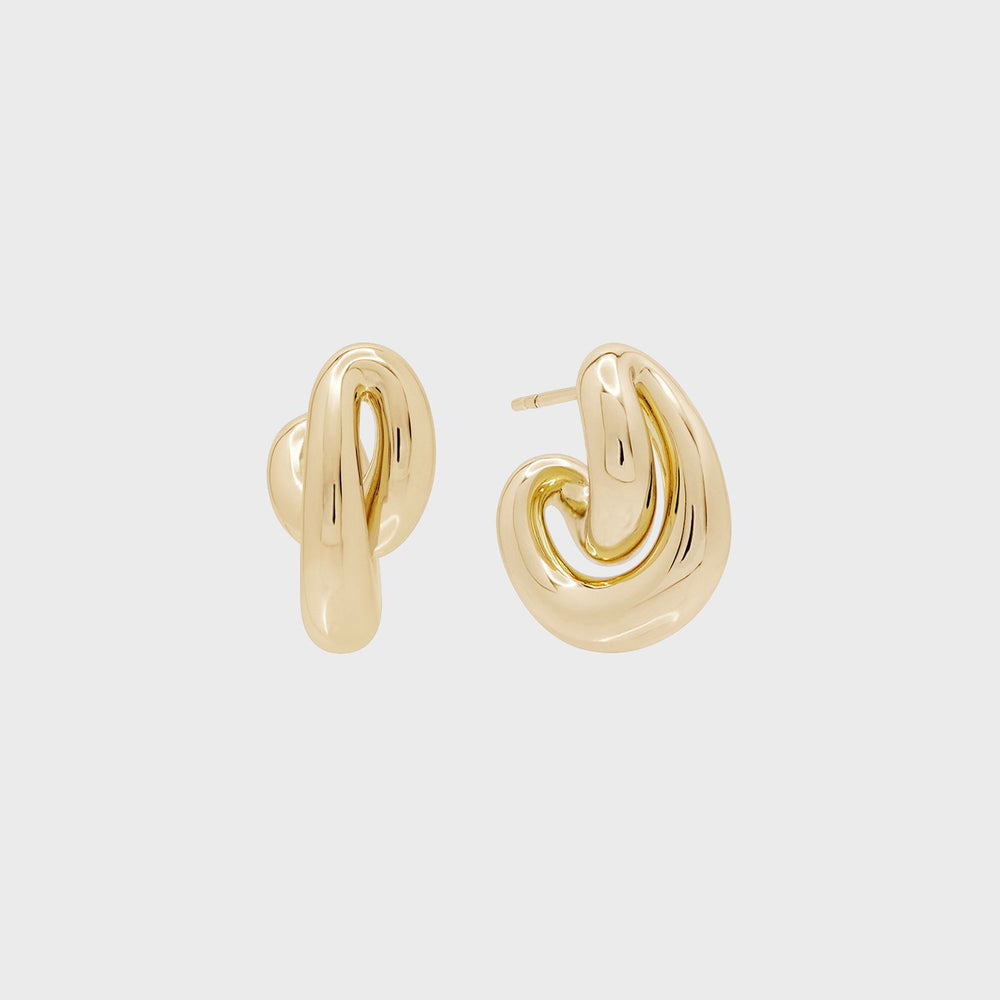 SHASHI Anderson Hoop Earring - Gold | Kith Gold