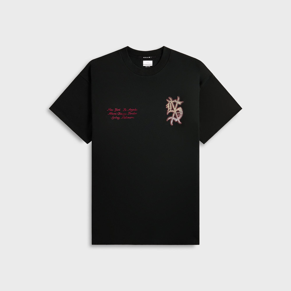 Ksubi Playoff Ekcess Tee - Jet Black | Kith Jet Black