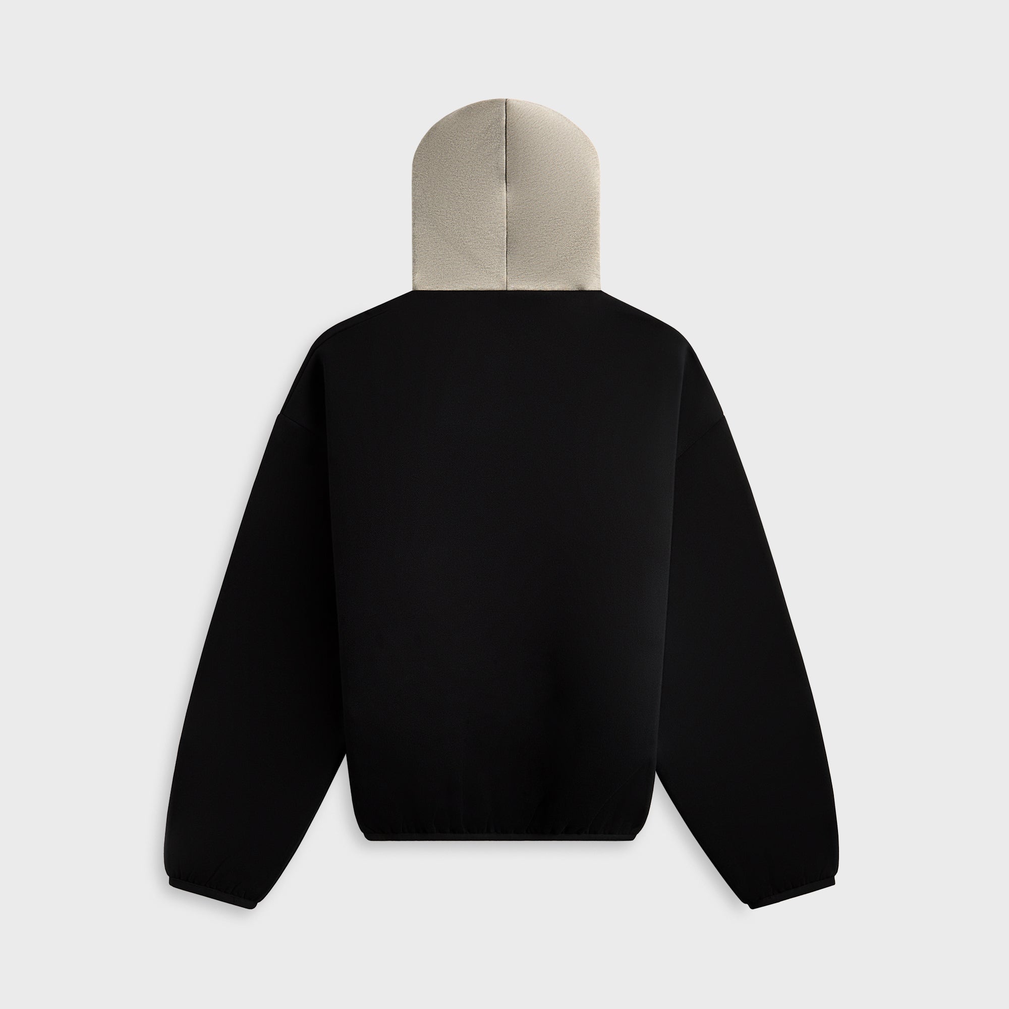 Essentials Nets Core Fleece Pull Over Hoodie - Black / Warm Heather | Kith Black / Warm Heather