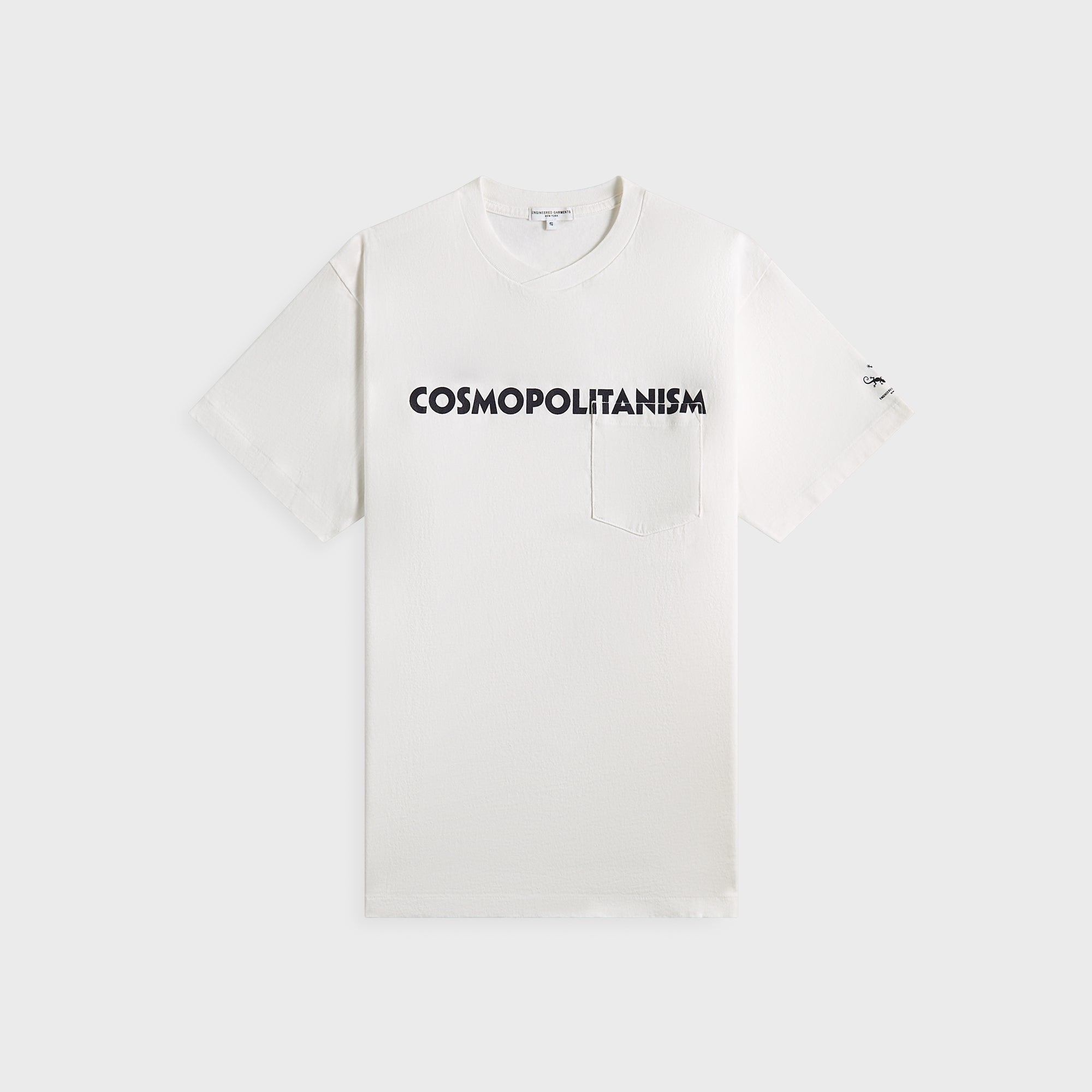 Engineered Garments Printed Cross Crew Neck Tee - White | Kith White