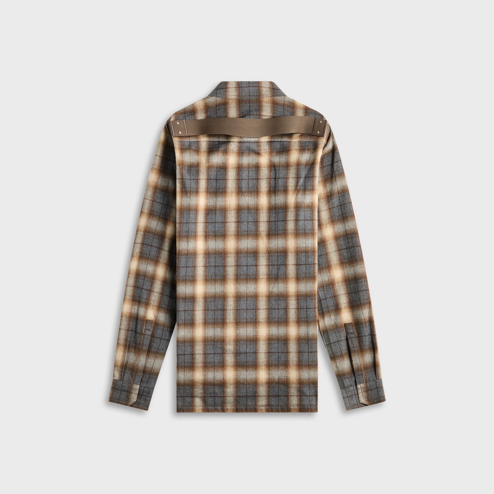 Rick Owens Outershirt - Grey Plaid | Kith Grey Plaid