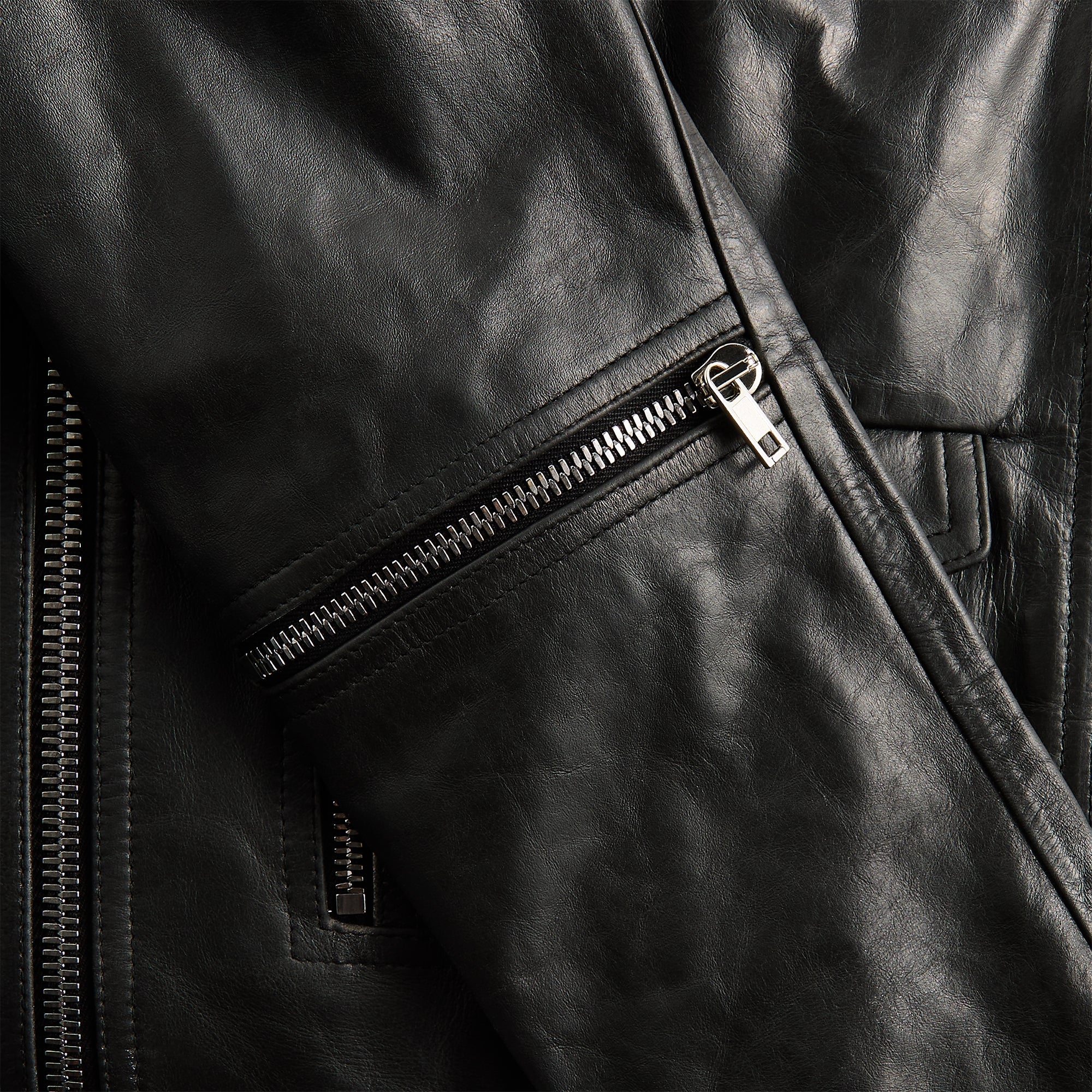 Rick Owens Giacca Pelle Bauhaus Stooges - Black | Kith Black