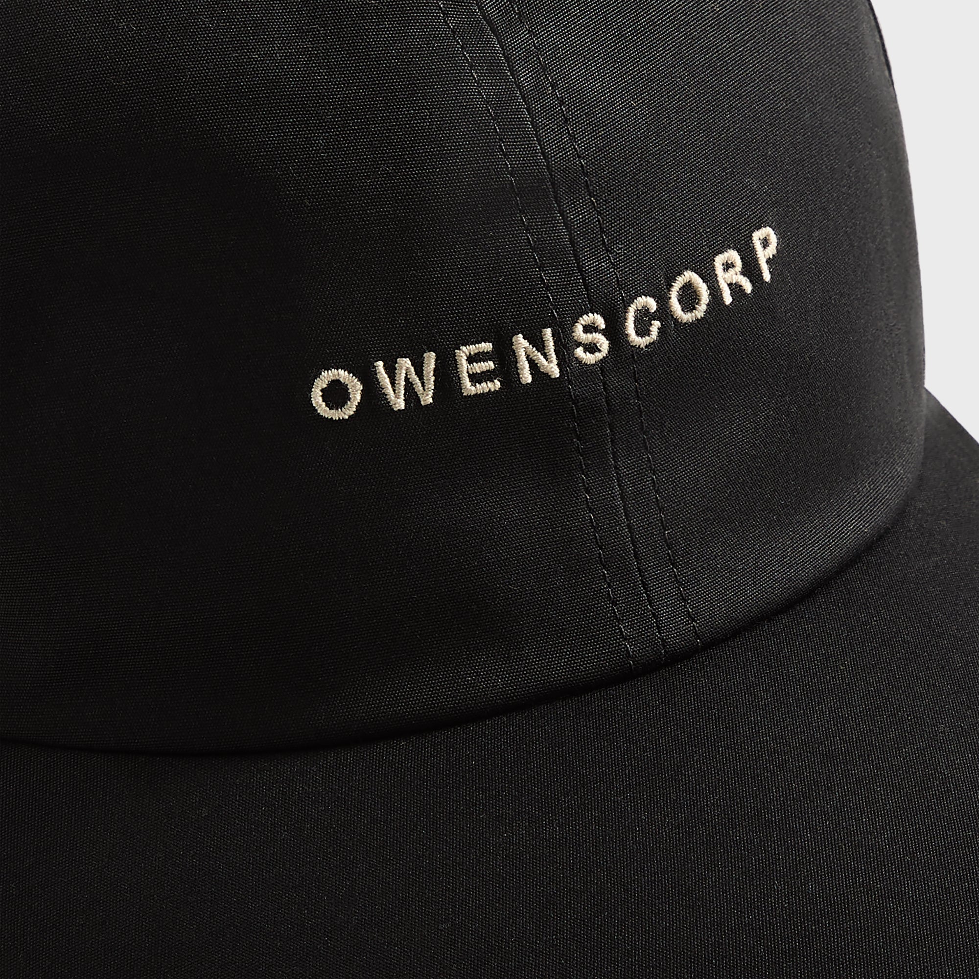 Rick Owens Baseball Cap - Black / Pearl | Kith Black / Pearl