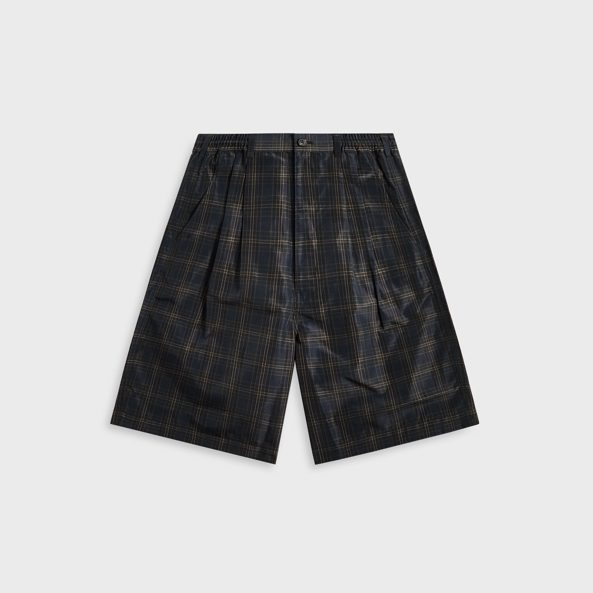 CDG Homme Check Shorts - Navy | Kith Navy