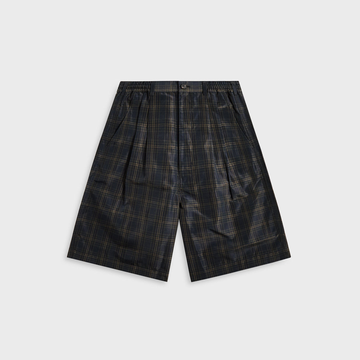 CDG Homme Check Shorts - Navy | Kith Navy