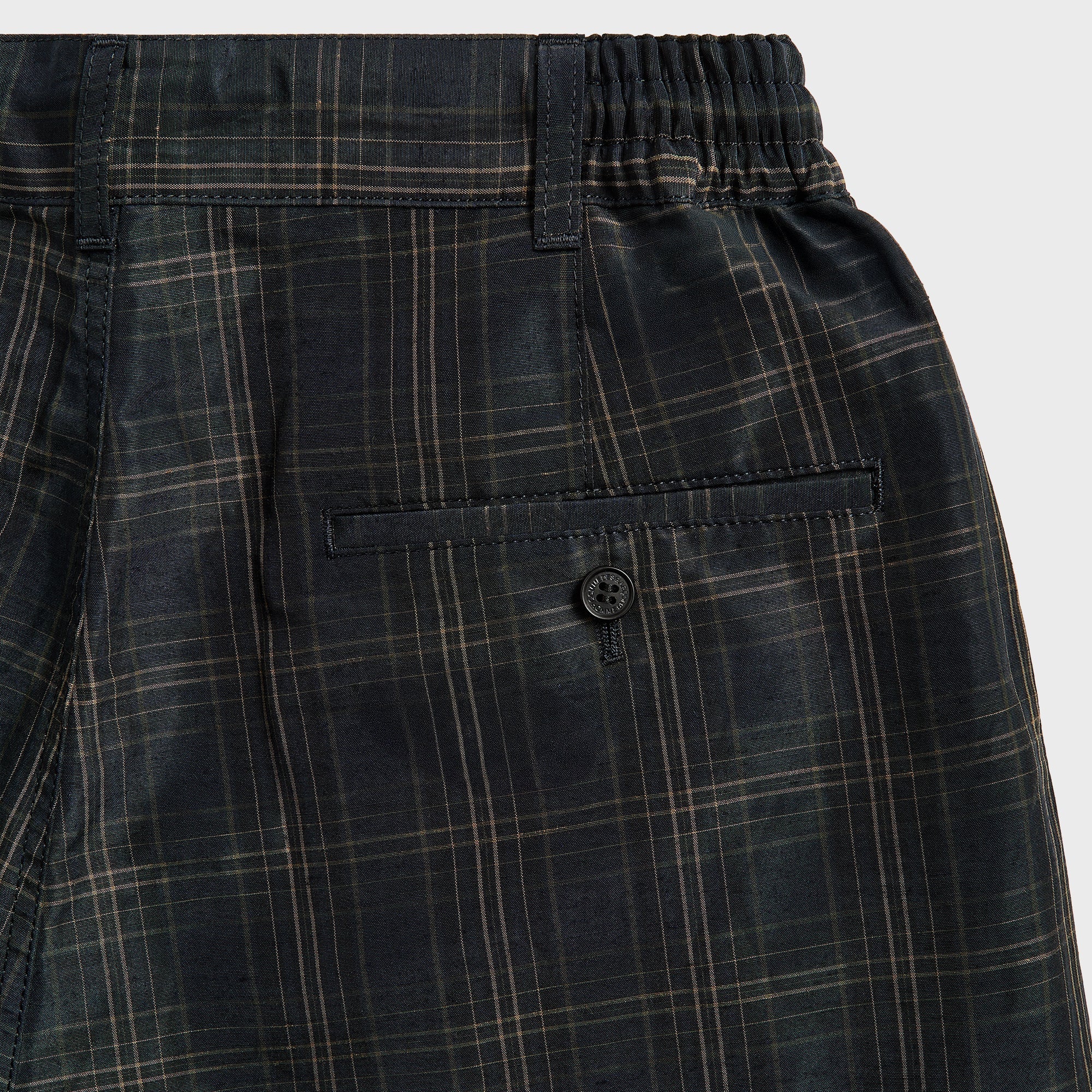 CDG Homme Check Shorts - Navy | Kith Navy