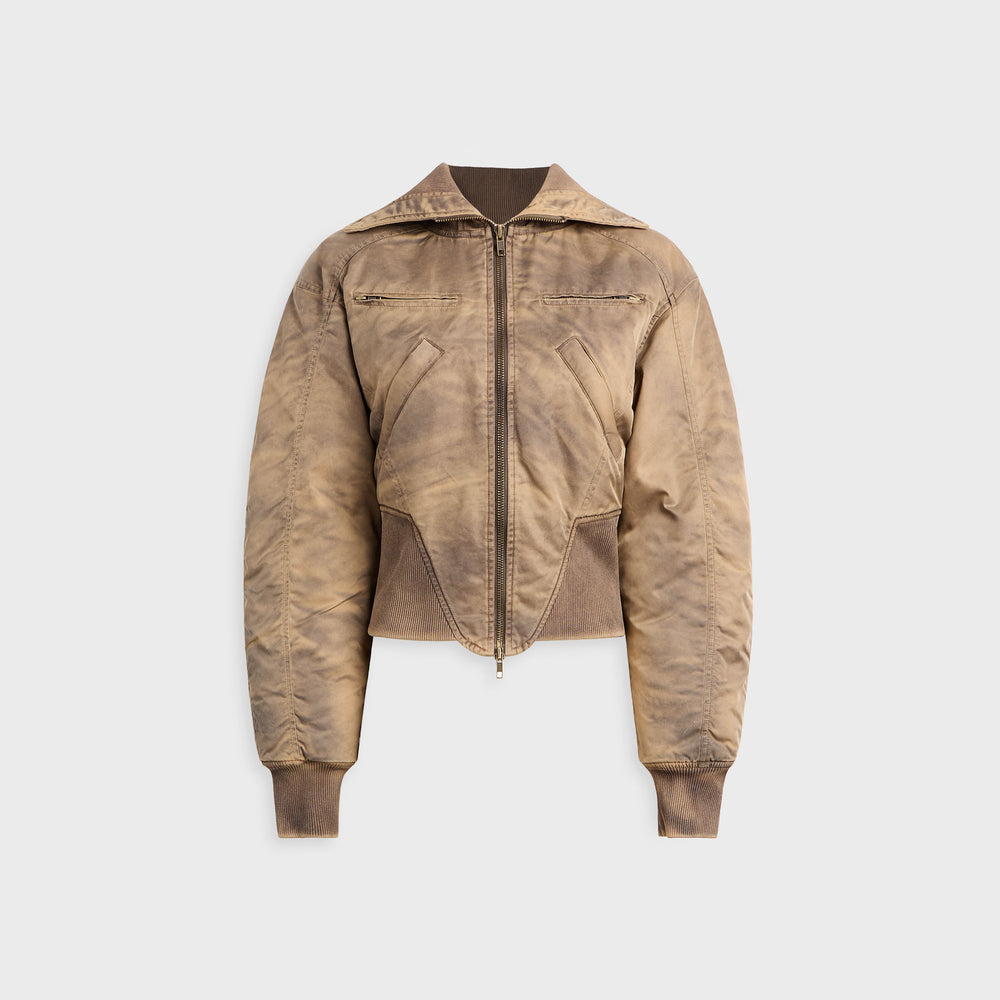 KNWLS Claw Bomber Jacket - Washed Dark Brown | Kith Washed Dark Brown