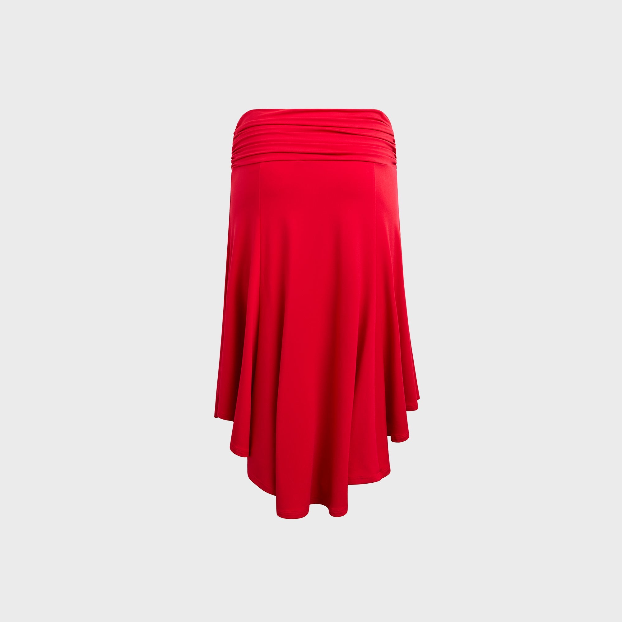 Soffiano Midi Skirt - Red Love | Kith Red Love