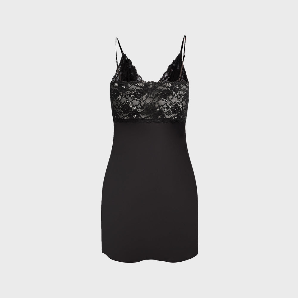 Nova Slip Mini Dress - Black | Kith Black