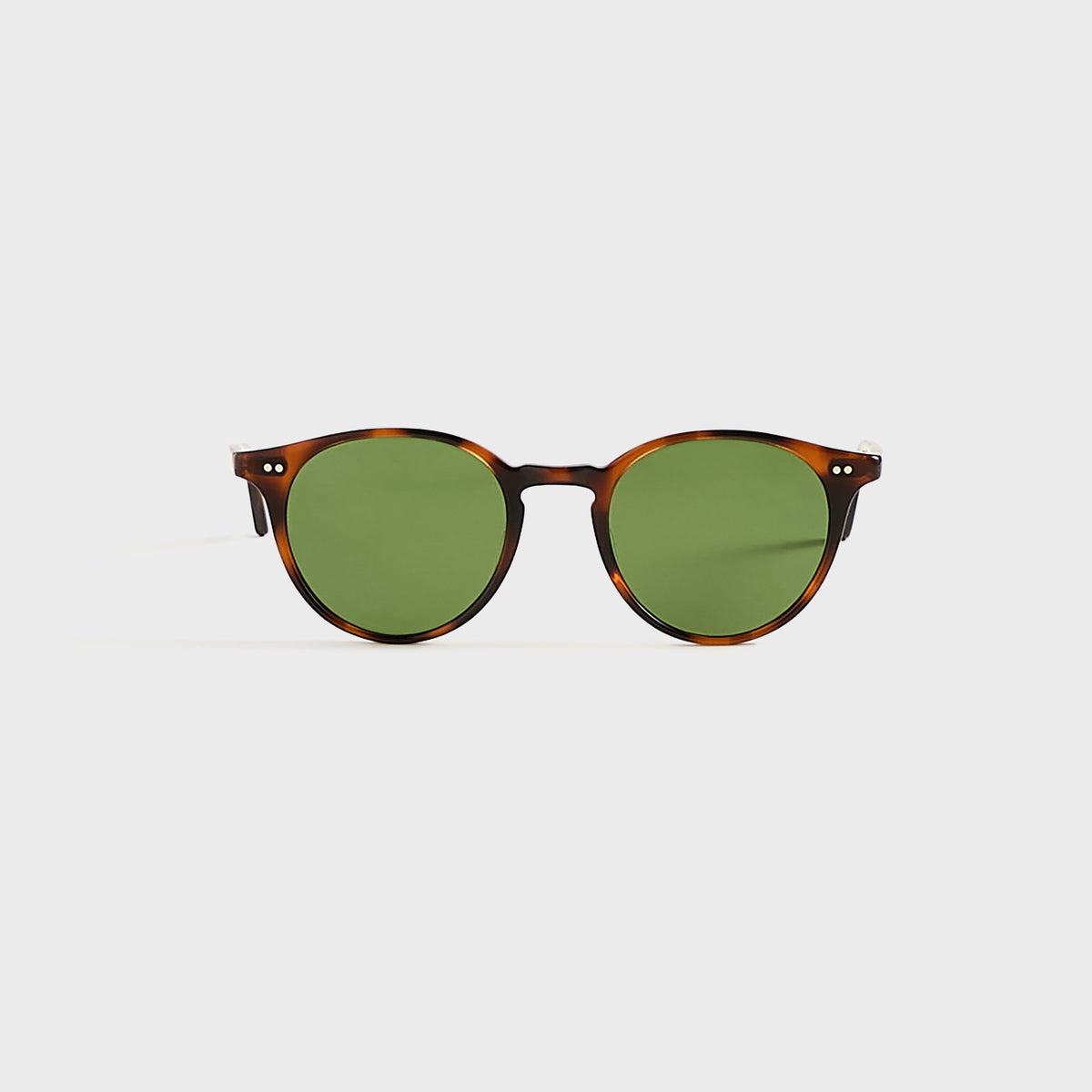 Garrett Leight Clune Sunglasses - Spotted Brown Shell / Semi Flat Pure | Kith Spotted Brown Shell / Semi Flat Pure Green