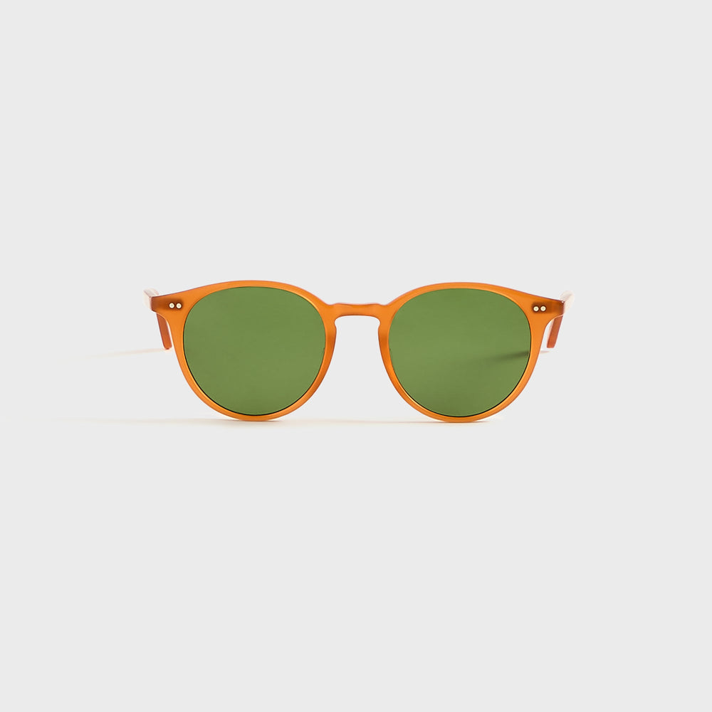 Garrett Leight Clune Sunglasses - Summer Sun / Semi Flat Pure Green | Kith Summer Sun / Semi Flat Pure Green