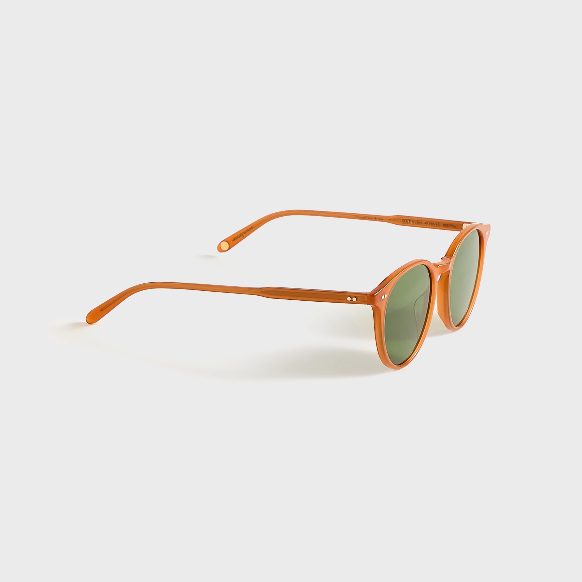 Garrett Leight Clune Sunglasses - Summer Sun / Semi Flat Pure Green | Kith Summer Sun / Semi Flat Pure Green