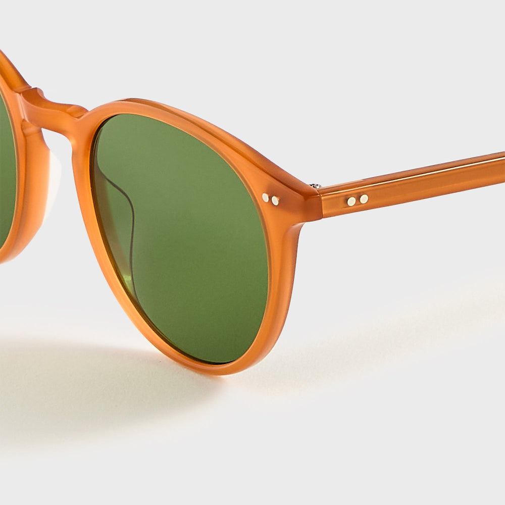 Garrett Leight Clune Sunglasses - Summer Sun / Semi Flat Pure Green | Kith Summer Sun / Semi Flat Pure Green