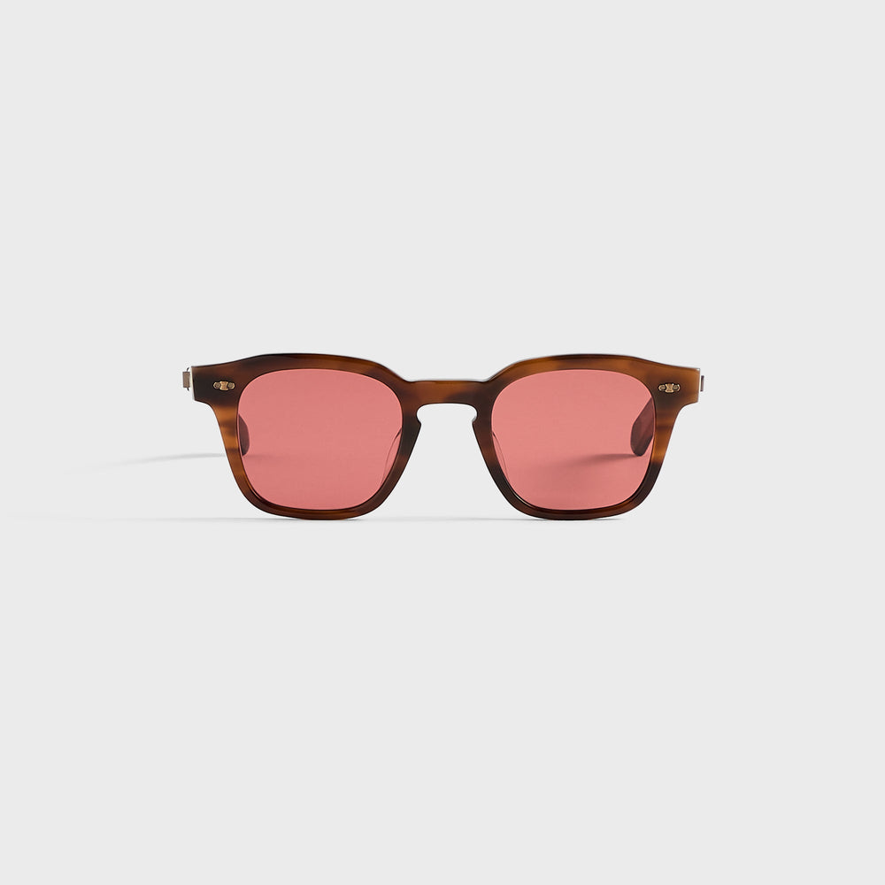 Garrett Leight Adonis Sunglasses - Moth Tortoise Antique Gold / Semi F | Kith Moth Tortoise Antique Gold / Semi Flat Tahitian Rose