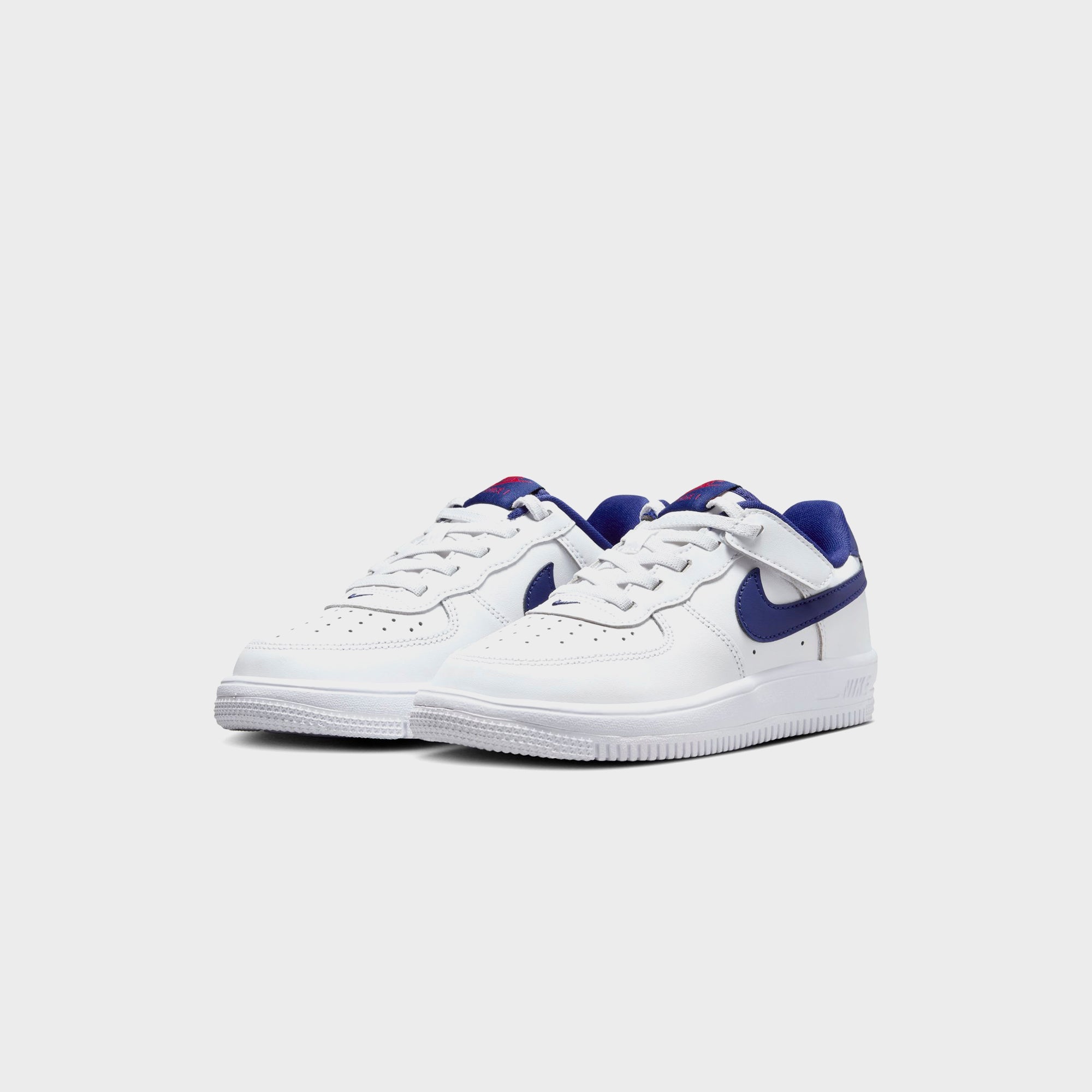 Nike PS Force 1 Low Easyon Bp - White / University Red / Deep Royal Bl | Kith White / University Red / Deep Royal Blue