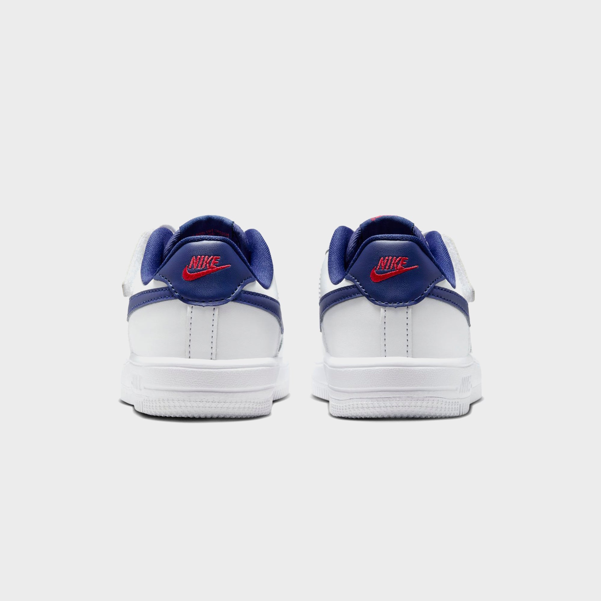 Nike PS Force 1 Low Easyon Bp - White / University Red / Deep Royal Bl | Kith White / University Red / Deep Royal Blue
