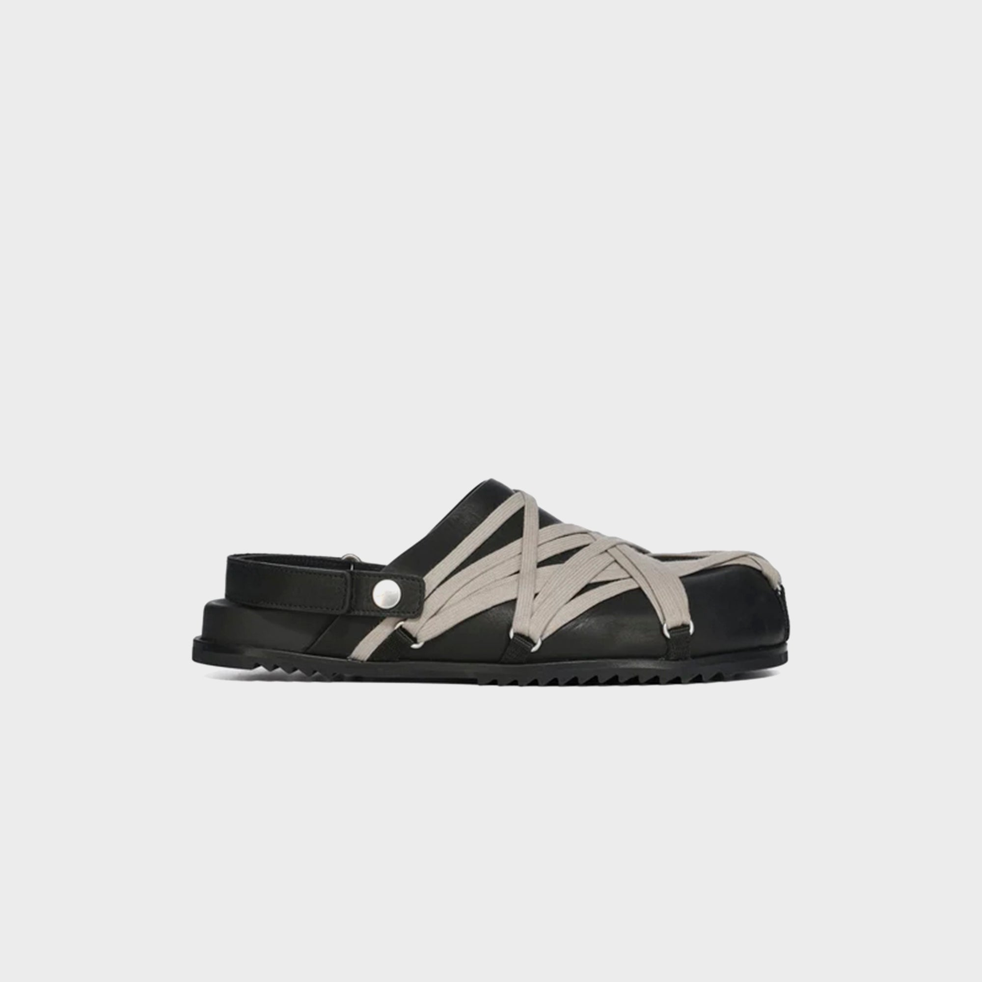 Rick Owens Megalaced Mule Granola Sandal - Pelle Black | Kith Pelle Black