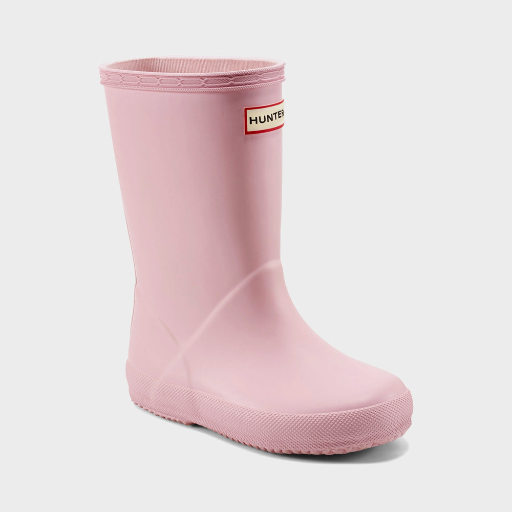 Hunter Little Kids First Classic Wellington Boot - Azalea Pink | Kith Azalea Pink