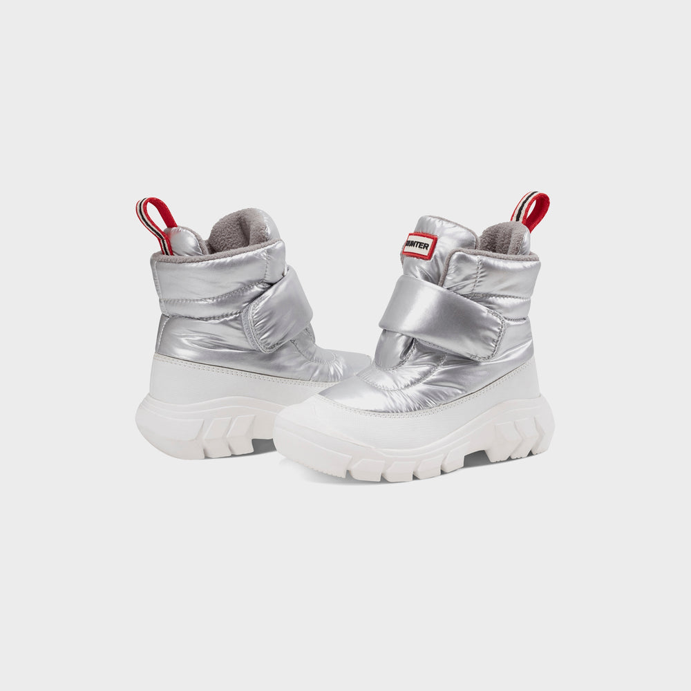 Hunter Little Kids Igloo Lug Sole Insulated Waterproof Snow Boot - Sil | Kith Silver