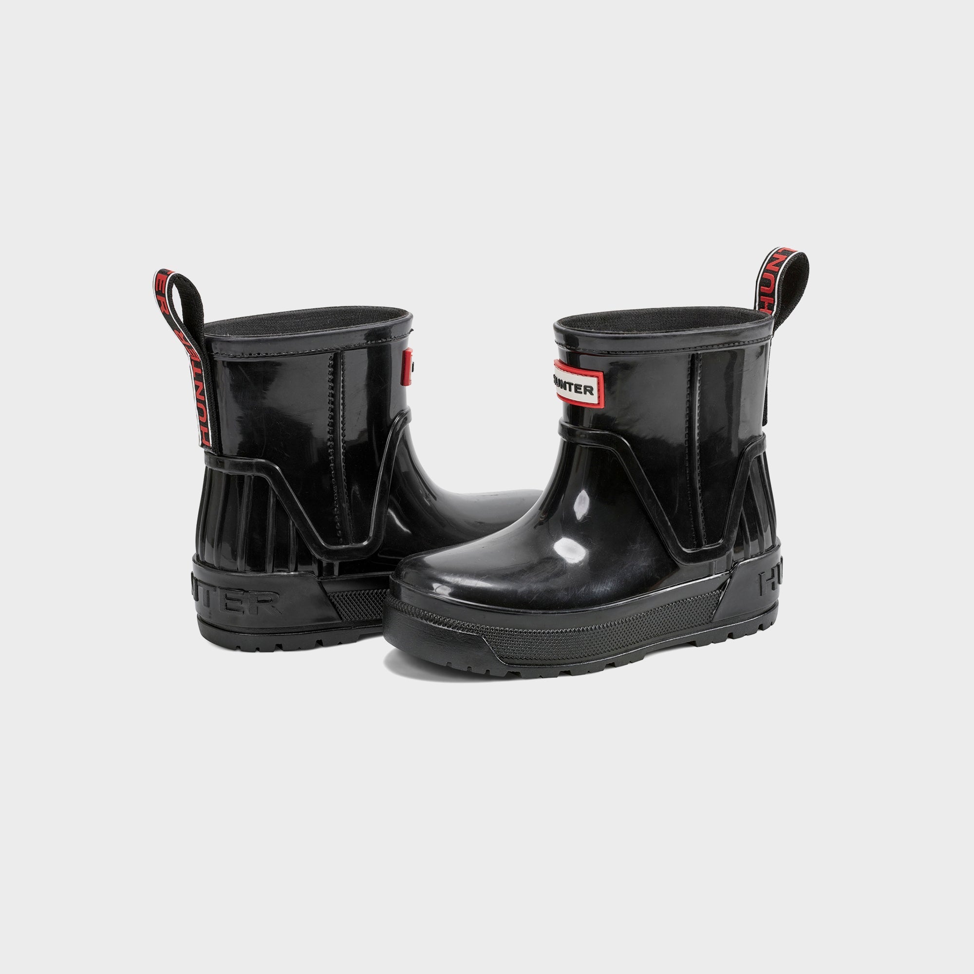Hunter Little Kids Grace Waterproof Rain Boot - Black | Kith Black