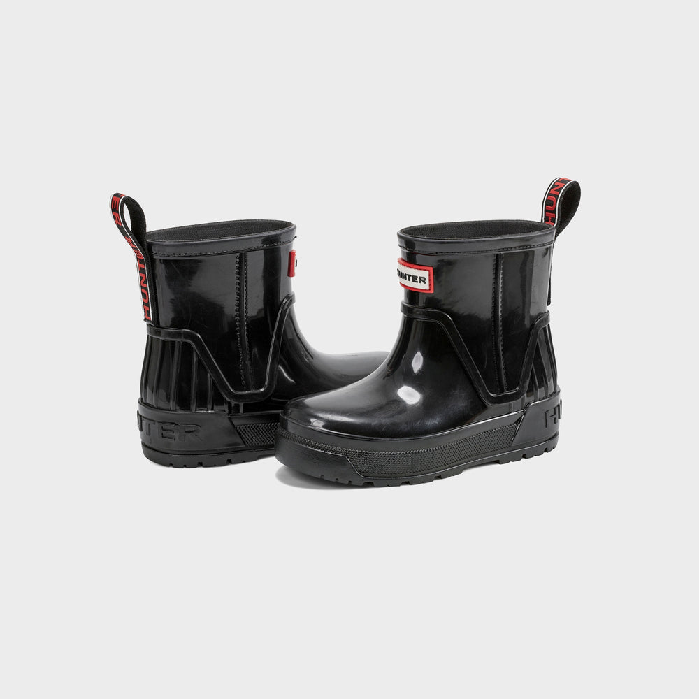 Hunter Little Kids Grace Waterproof Rain Boot - Black | Kith Black