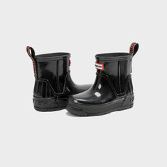Hunter Little Kids Grace Waterproof Rain Boot - Black | Kith Black
