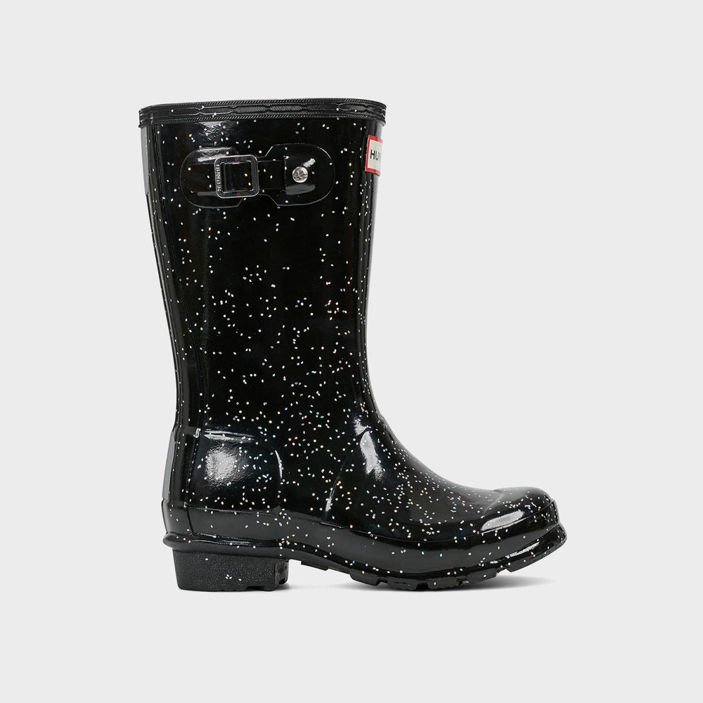 Hunter Kids Original Rain Boot - Glitter Black | Kith Glitter Black