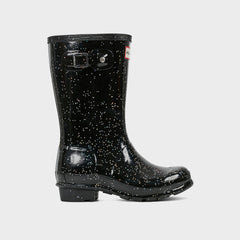 Hunter Kids Original Rain Boot - Glitter Black | Kith Glitter Black
