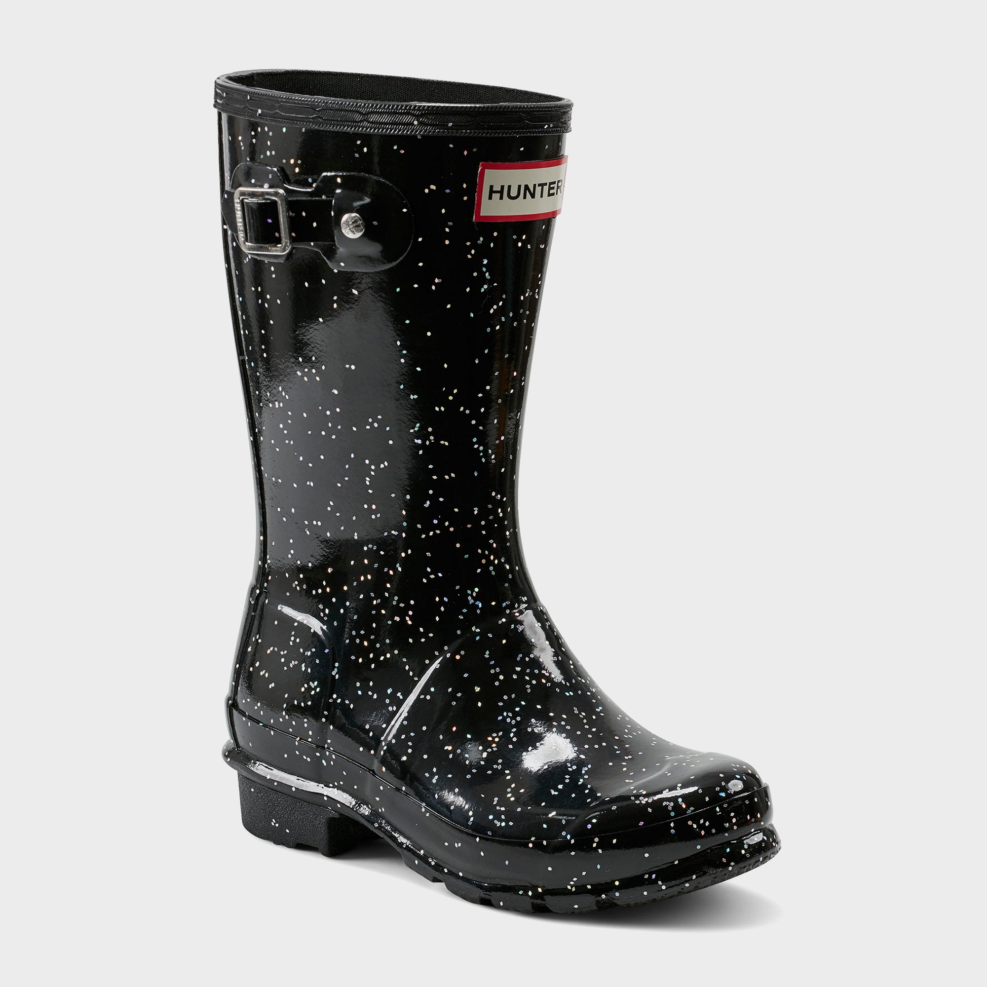 Hunter Kids Original Rain Boot - Glitter Black | Kith Glitter Black