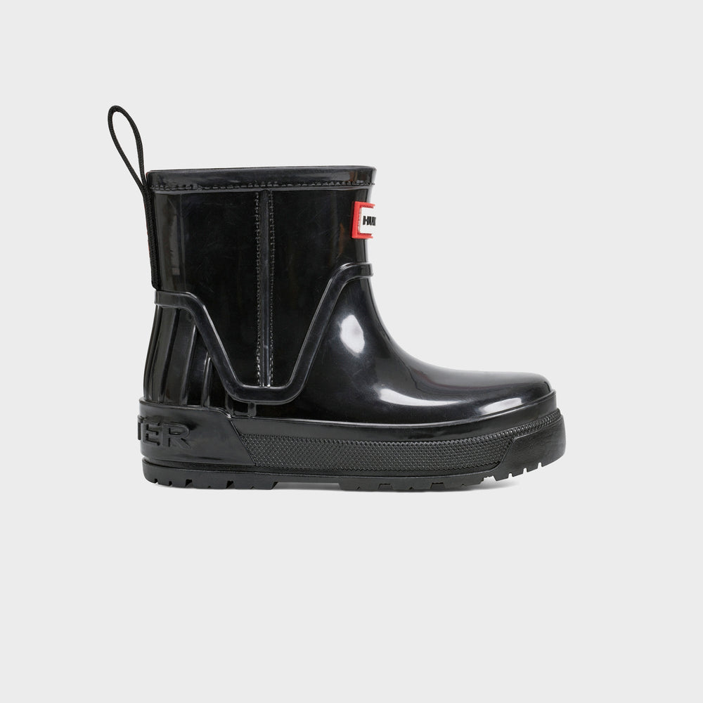 Hunter Kids Grace Waterproof Rain Boot - Black | Kith Black