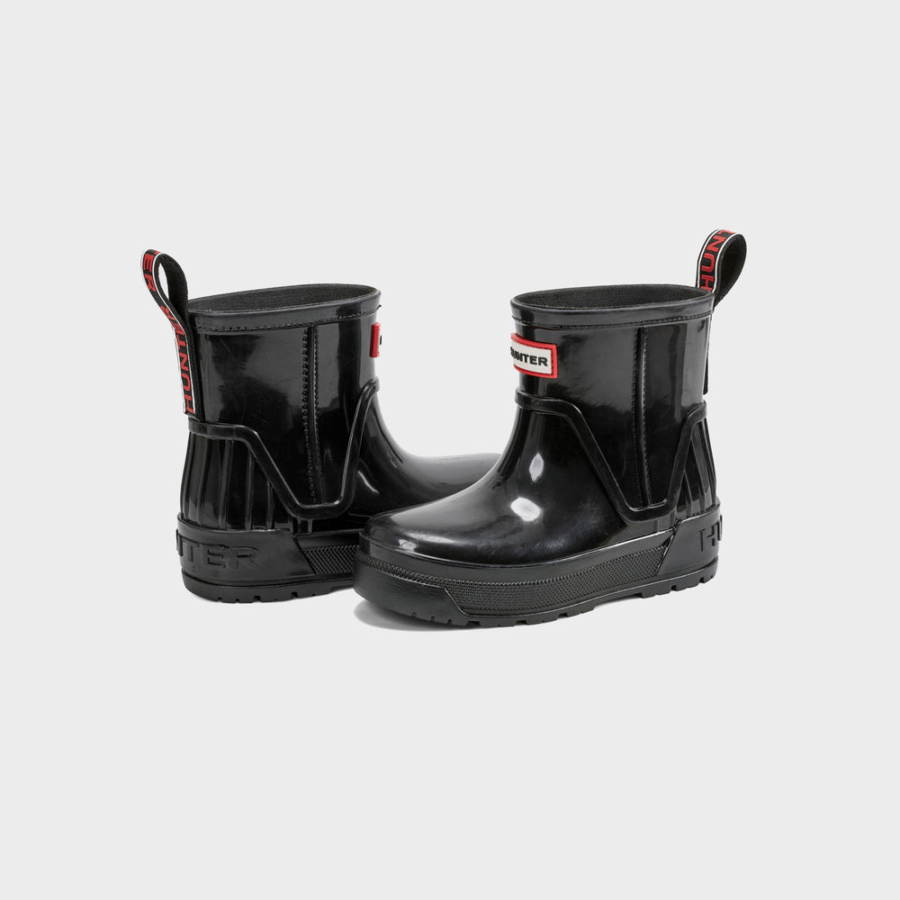 Hunter Kids Grace Waterproof Rain Boot - Black | Kith Black