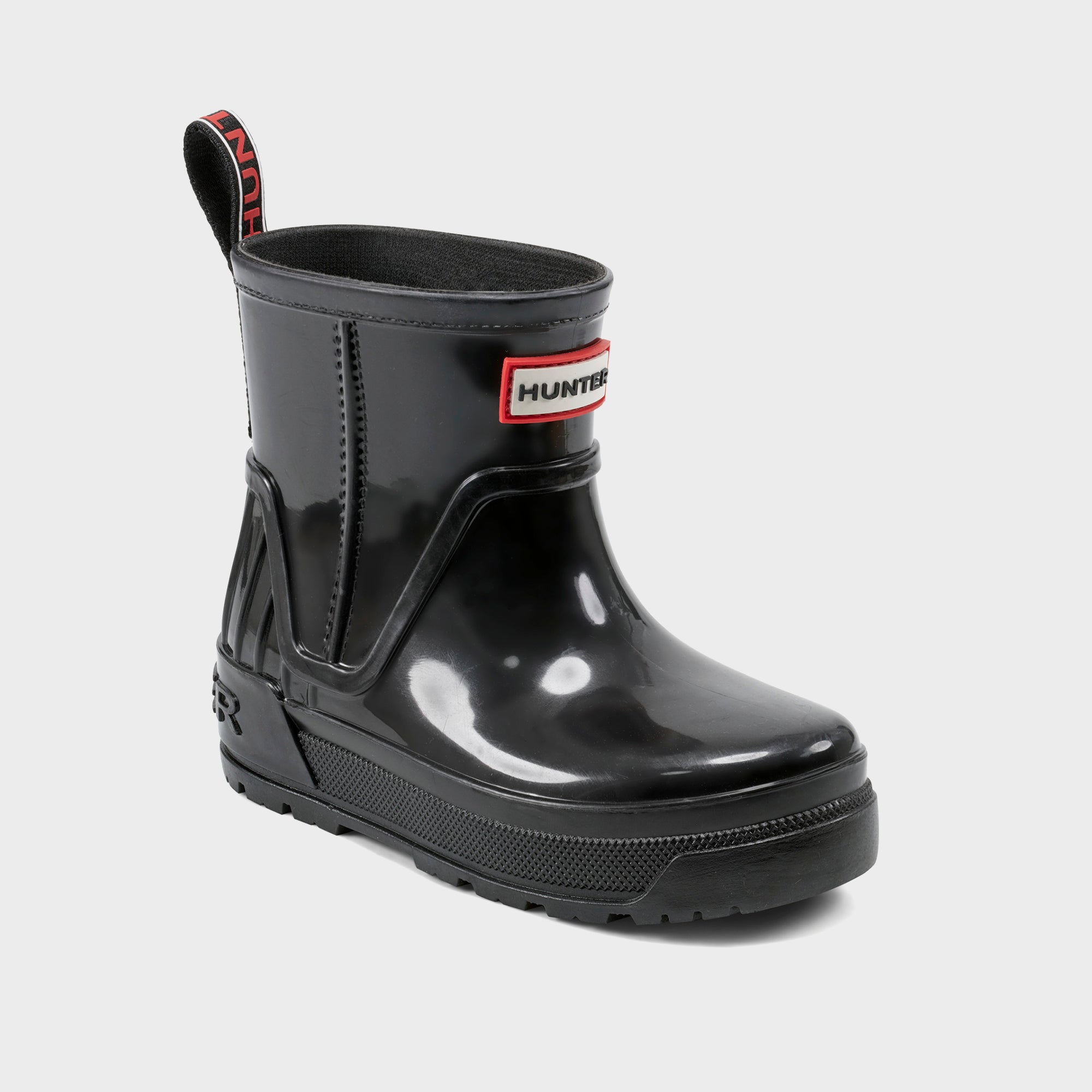 Hunter Kids Grace Waterproof Rain Boot - Black | Kith Black