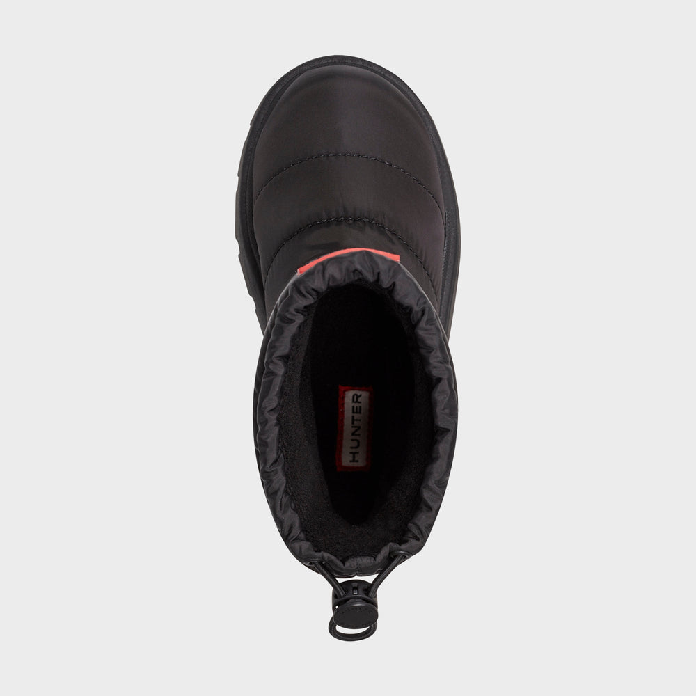 Hunter Kids Cuddle Lug Insulated Waterproof Snow Boot - Black | Kith Black
