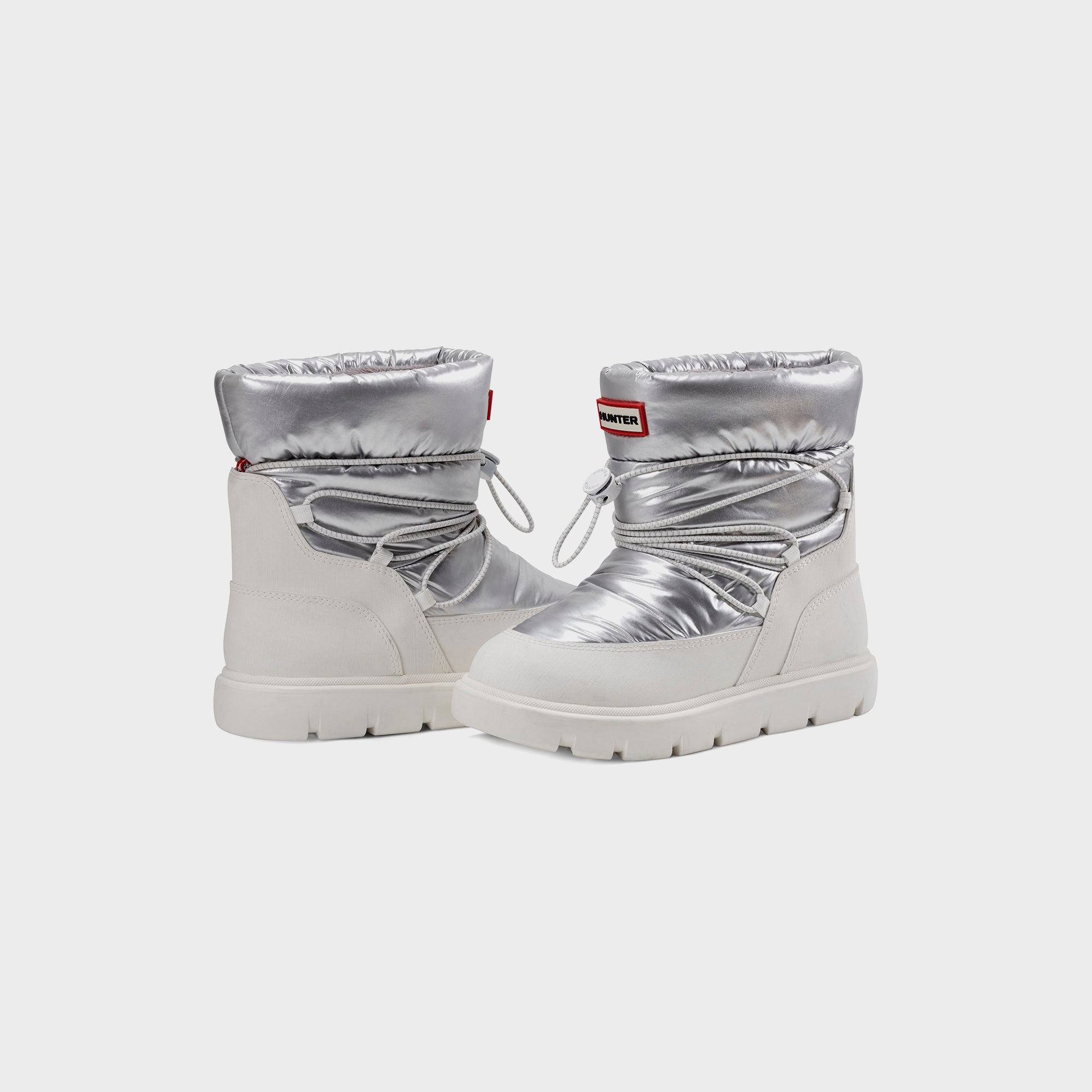 Hunter Kids Cozy Lug Sole Insulated Waterproof Snow Boot - Silver | Kith Silver