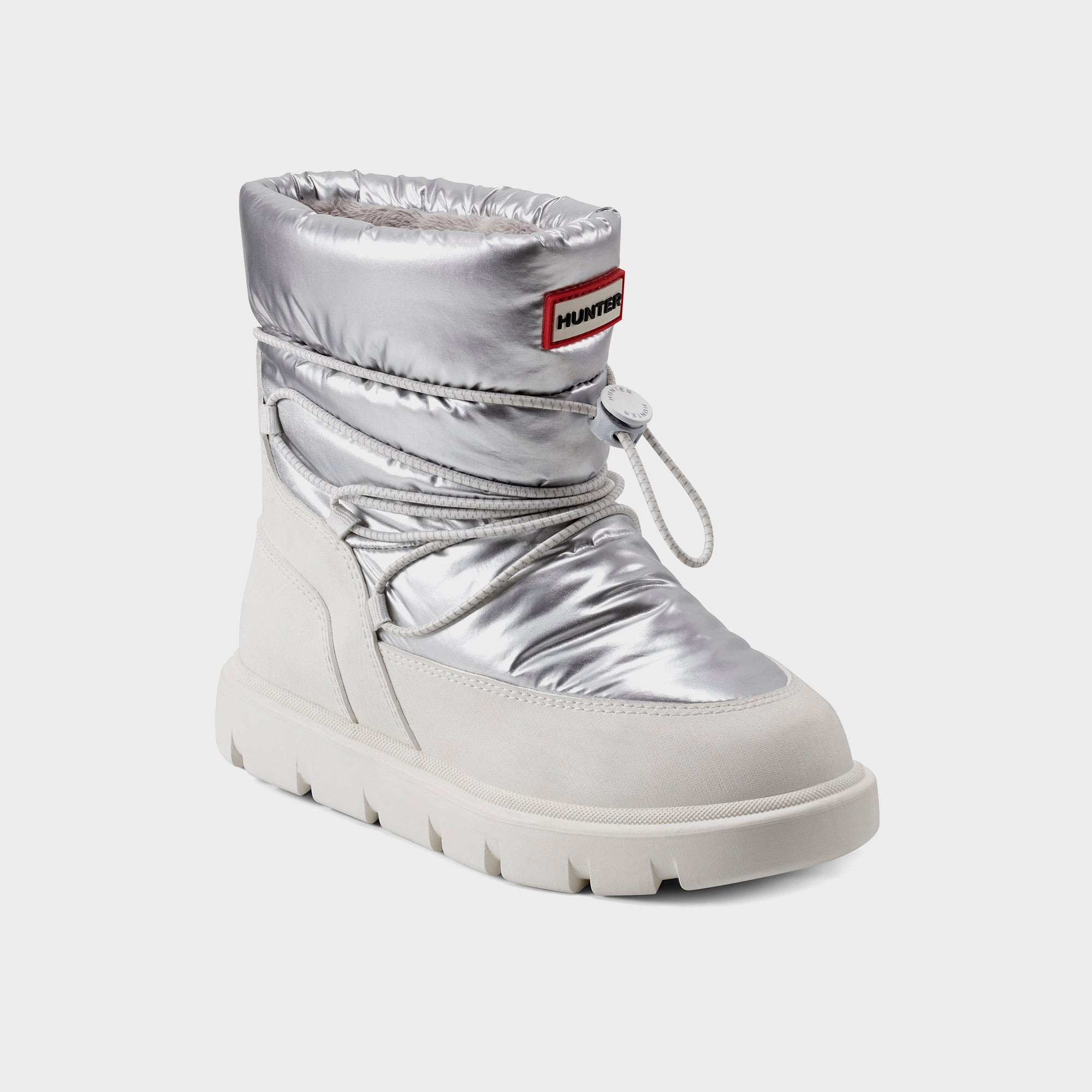 Hunter Kids Cozy Lug Sole Insulated Waterproof Snow Boot - Silver | Kith Silver